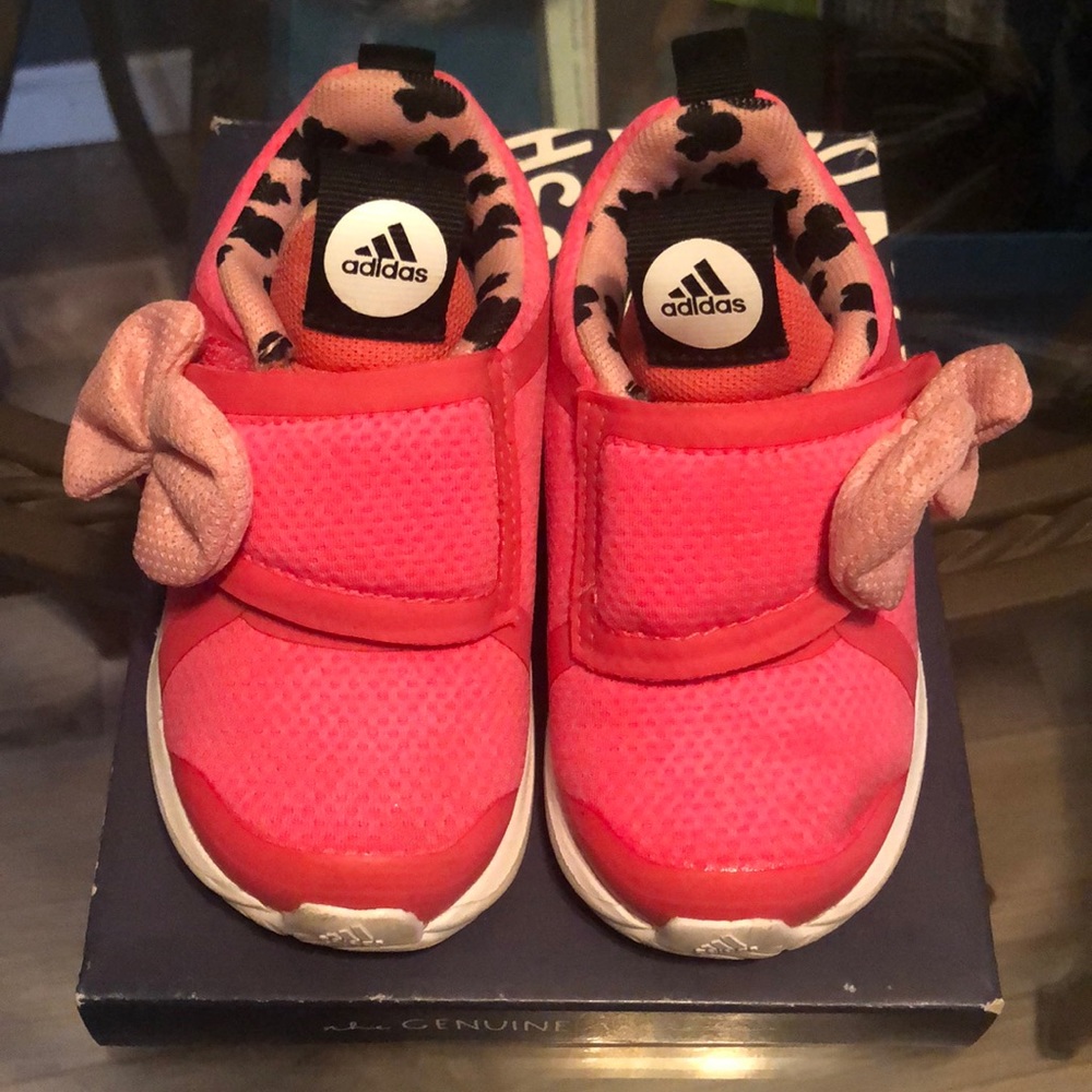 Adidas Minnie Mouse Pink Sneakers (Toddlers)